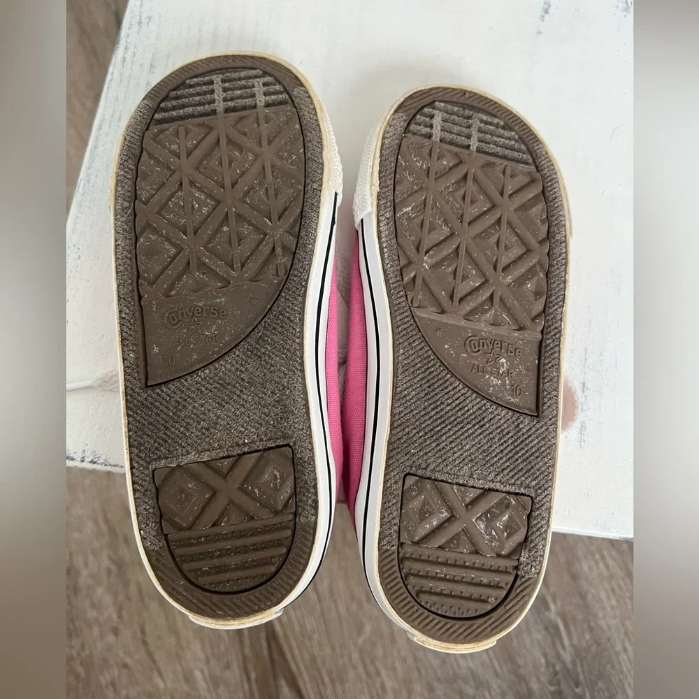 Converse Kids Pink Canvas Sneakers - Picture 4 of 6